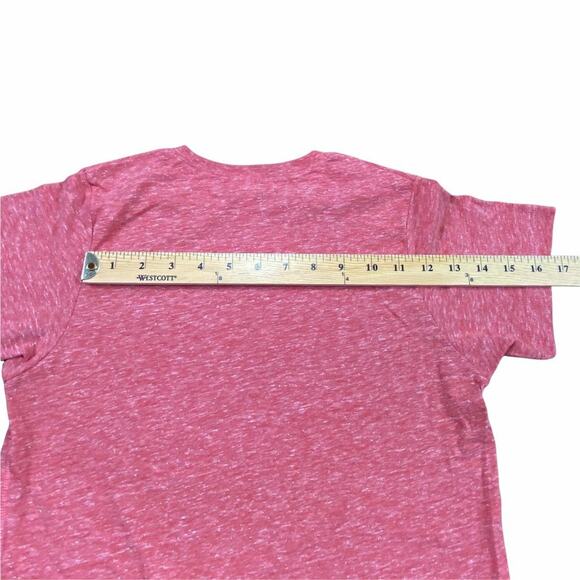 LAT Red Melange Summer Camp Jersey Tee Youth Medium Short Sleeve Crew Neck - Picture 7 of 11